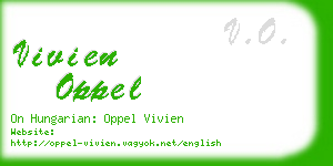 vivien oppel business card